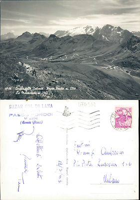PASSO PORDOI, TRAVELLED -F.G.-VENETO (BL)N.42854
