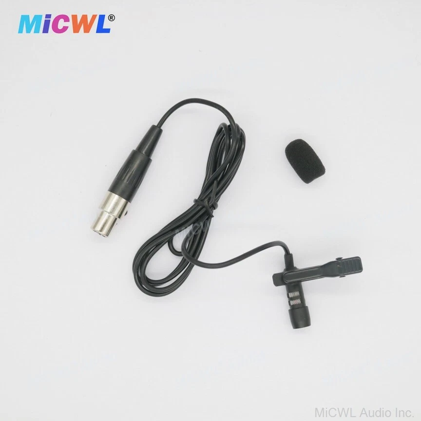 UL2 Clip-On Lavalier Microphone For Shure Wireless BeltPack TA4F mini XLR 4Pin - Image 3 of 4