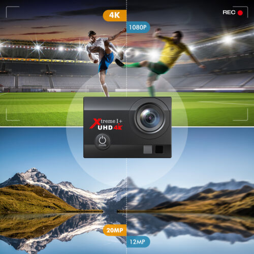 Campark 4K UHD 20MP Waterproof Sports Action Camera WiFi EIS Video Recorder Cam - Picture 5 of 11