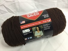 1 Stein Red Heart Super Saver 100 Acrylic Yarn Coffee 4 Ply Worsted Made In USA
