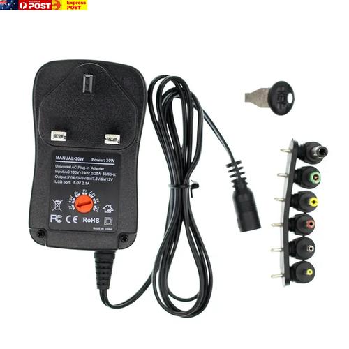 12V 1A AC/DC Power Adapter For Grow Lights – 110-240V Input, Low-Noise, Overload Protection – US Plug
