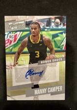 2021-22 Panini Chronicles Draft - Prestige Bonus Shots Signatures Manny Camper