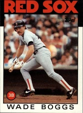 Wade Boggs cards (1986-2024) Red Sox Yankees Rays