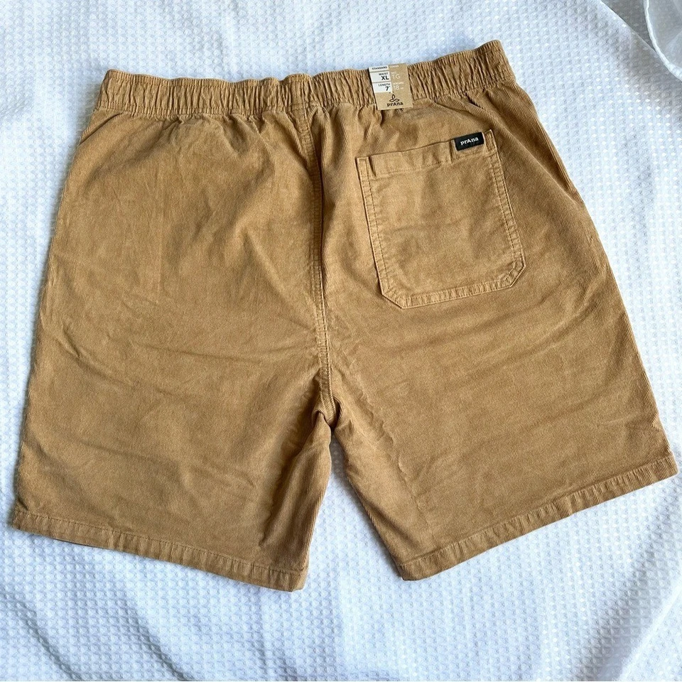 Prana | Pantalón Corto Canyon Camp Elástico Pana Cintura Elástica Pull-on Para Hombre XL NUEVO CON ETIQUETAS Foto 3 de 4