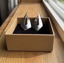 BEAUTIFUL ED LEVIN STERLING SILVER EARRINGS -...