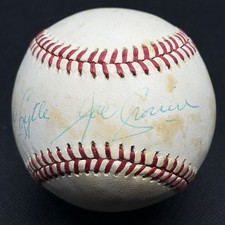 Joe Cronin Single Signed Baseball JSA LOA HOF Boston Red Sox RARE! AL Pres