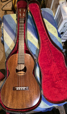 Martin  Co. Style 1 Tenor Ukulele Natural Brown 4-String RH w/ Hard Case