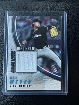 2025 Topps Series 1 - Major League Material Max Meyer #MLM-MME (MEM)