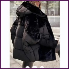 Winter Jacket Women 2025 Loose New Down Jacket Hooded Long Sleeve Winter Clothes