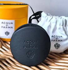 ACQUA DI PARMA Schwarz Leder Auto Diffusor Case-NAGELNEU & OVP UVP &pound;144