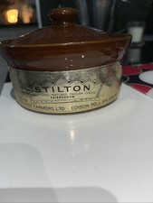 Pearson Of Chesterfield Stilton Cheese Dish With Sticker Great Condition