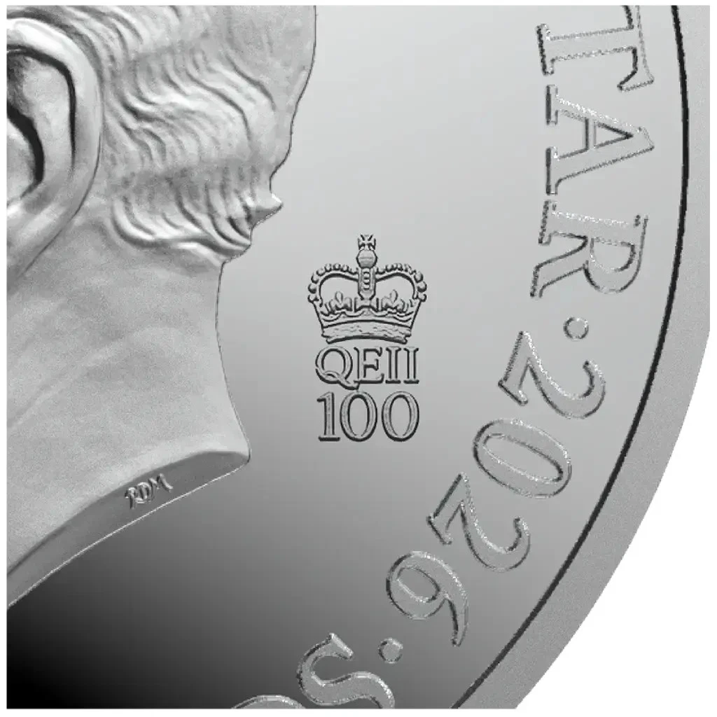 Silbermünze Königin Elizabeth II. RDM Meisterwerk - Gibraltar - 2026 - 1 Kilo PP