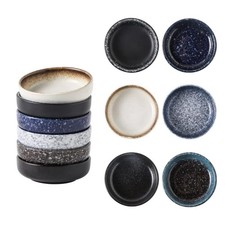 3.3 Inch Soy Sauce Dish Dipping Bowls 2.5oz Side Dishes Small Appetizer Pinch...