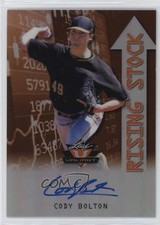 2019 Leaf Valiant Rising Stock Orange Prismatic 30/35 Cody Bolton Auto 2a9