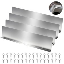 4PCS Gutter Valley Splash Guards Rain Diverter Roofing Gutter Deflector for Roof