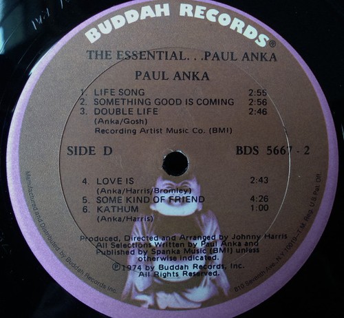 Paul Anka, The Essential...Paul Anka, (2xLP, Comp), VG+, 3822976724 - Picture 5 of 6