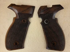 SIG MOSQUITO/GSG FIREFLY Fine English Walnut FULLY STIPPLED Pistol Grips! D