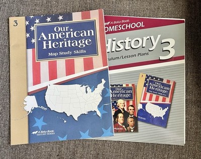 ABEKA Our American Heritage 3 Lesson Plans/Curriculum Map Study Skills Key