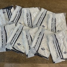 LOT OF 10 VINTAGE ADIDAS Shorts Retro 80s 90s White Glanz Gym XS