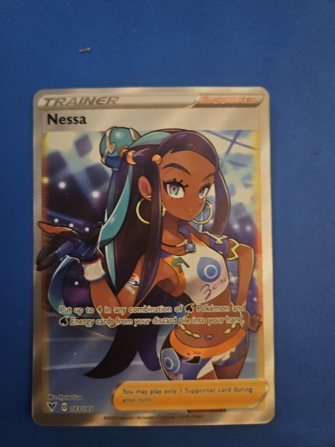 Nessa 183/185 Vivid Voltage Full Art Ultra Rare Pokemon Card