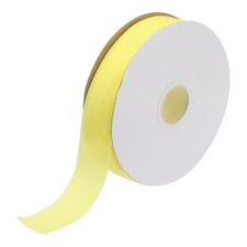 Velvet Ribbon Gift Wrapping 1 Inch x 10 Yard Light Yellow Single Face Velvet