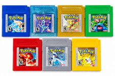 For Nintendo GBA GBC Game Card- 7 Colours GAMEBOY COLOR Pokemon Game Series