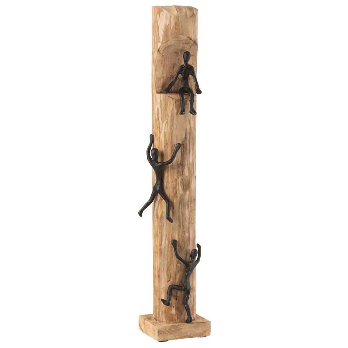 Statuette figurines grimpantes 73cm deco de salon design naturel