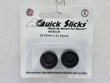 QUICKSLICKS NR001XF SILICONE TIRES FOR NSR F1 FORMULA 86/89 1/32 SLOT PART