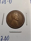 1928-D 1929-S 1930-S Lincoln Wheat Cent Penny Set Fine To V.F Condition