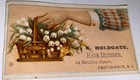 Rare Antique ID'd Victorian American Hair Dresser Barber Advertising Trade Card! — photo 2