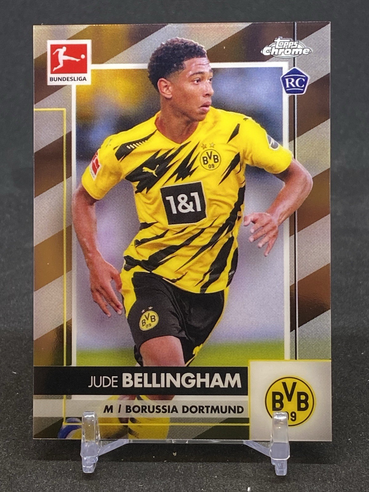 2020-21 Topps Chrome Bundesliga Jude Bellingham #31 Rookie RC Dortmund Madrid