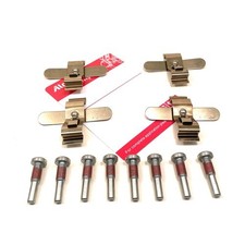 KA076 Front Brake Pad Spring hardware Kit for AUD B9 S6 RS6 S7 RS7 A6 A7 Caliper
