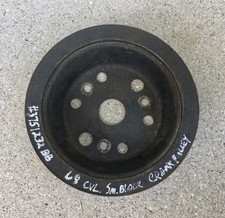 1963-1974 Corvette Crankshaft Power Steering Pulley 1-groove Gm 3751232bb 1963-1974 Corvette Crankshaft Power Steering Pulley 1-groove Gm 3751232bb