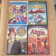 Barbie The Smurfs Willy Wonka Special Anniversary Edition DVD