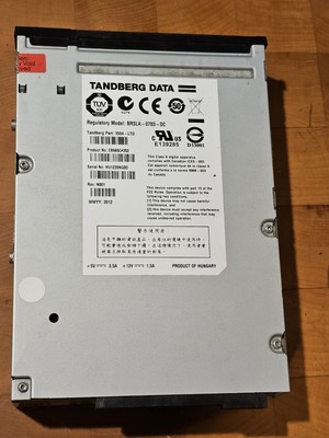 Tandberg LTO-4 Ultrium SAS External Tape Drive  - BRSLA-0703-DC 