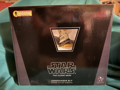 Star Wars Clone Wars Gentle Giant Commander Bly animated maquette bust exclusive