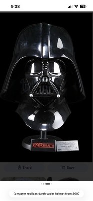 Star Wars Master Replicas Darth Vader Helmet 2007 NMIB