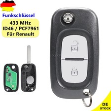 Funk Schl&uuml;ssel 433MHz f&uuml;r Renault Clio Kangoo Twingo Modus Master Mercedes Citan