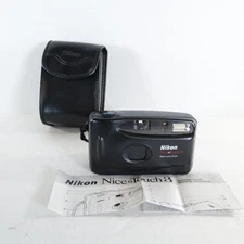 Nikon Nice Touch 3 Point & Shoot Camera - 35mm Film Camera w/ guide