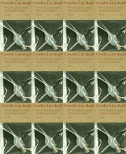 Colonial Tin Works CTW 3640921 Candle-Lite Bulb 3 Watt, 1-inch Diameter Clear 