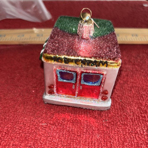 Old World Christmas Glass Blown Ornament, Ice Cream Truck Retro - Picture 4 of 7