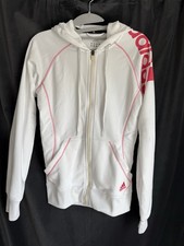Adidas Zip hoodie Coral Pink Size Small