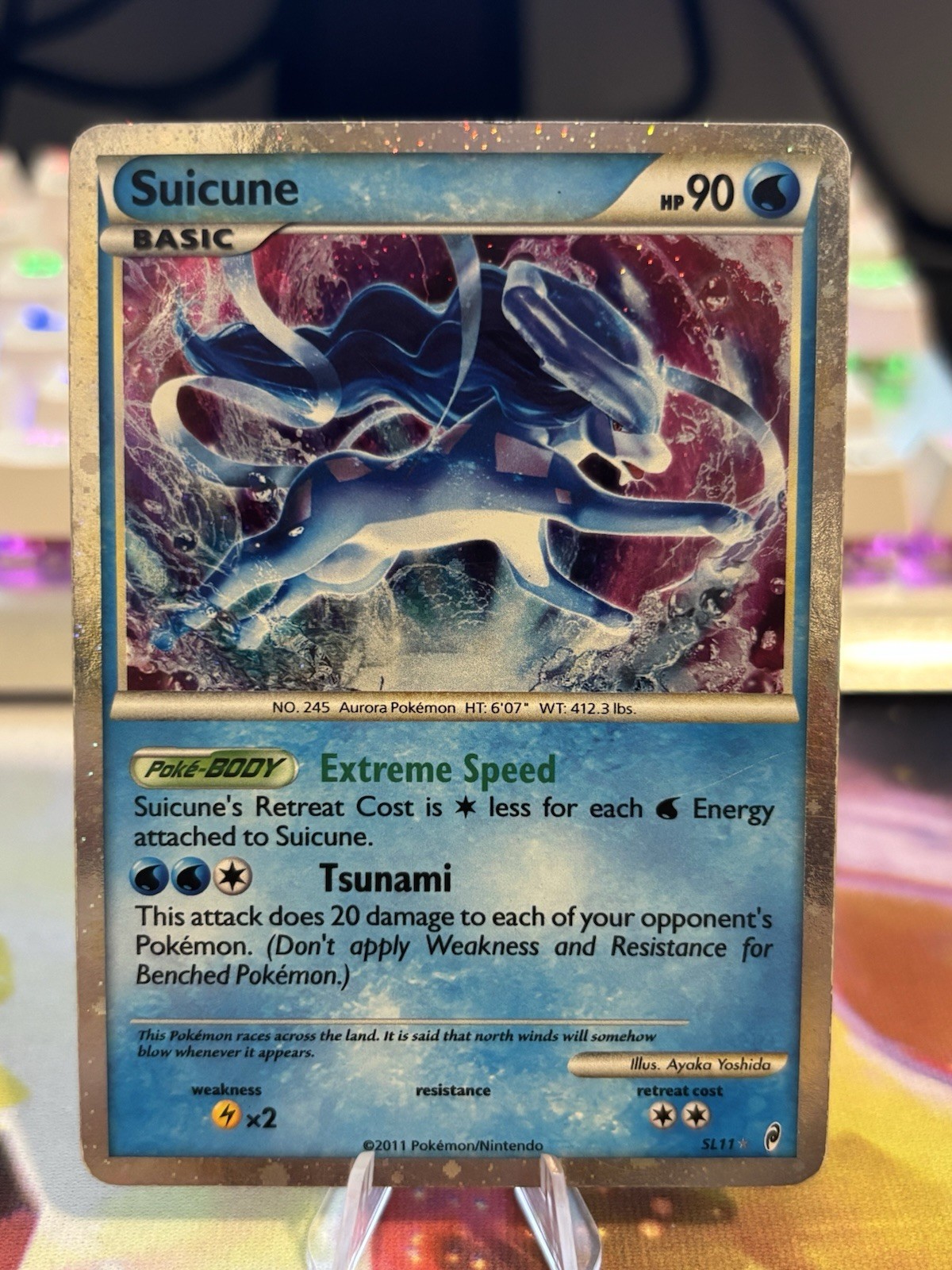 The Pokémon Company Suicune SL11 Call of Legends Shiny Holo Rare Eng 2011