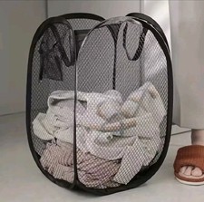 2xWäschekorb faltbar Pop-Up Mesh35x35x42cm S...