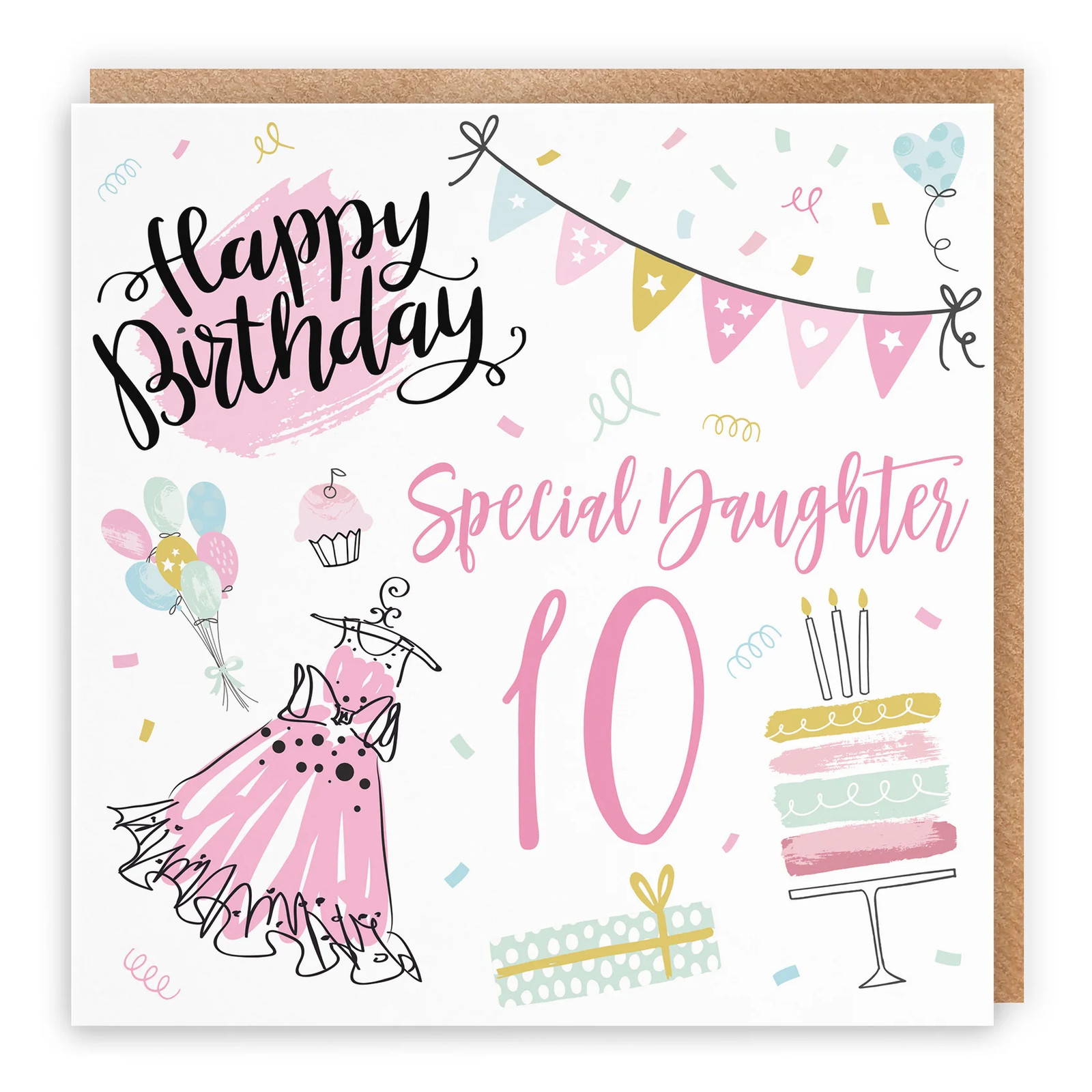 10th Daughter Birthday Card Party