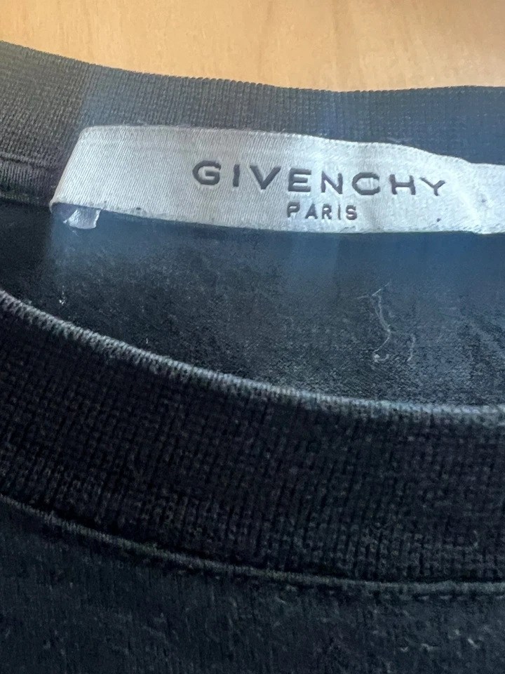 Givenchy logotipo bordado anormal camiseta para hombre - Imagen 4 de 4