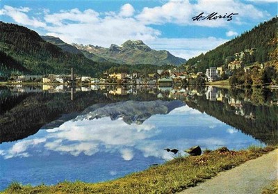 St Moritz SAINT MORITZ GR with Piz La Margna