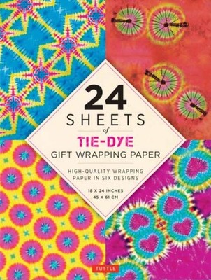 TieDye Gift Wrapping Papers by Tuttle Publishing PAPERBACK 9780804853217