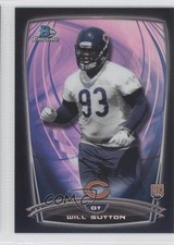 2014 Bowman Chrome Black Refractor 6/299 Will Sutton #120 0f8