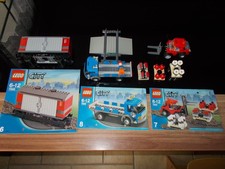 Lego® City Eisenbahn - aus 7898 Set 6,7,8 - Stapler, LKW, Waggon - mit BA